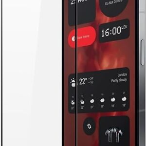 qsmqam advanced tempered glass compatible with nothing cmf phone 2/2 pro 5g with anti burst 9h hardness edge to edge coverage screen guard